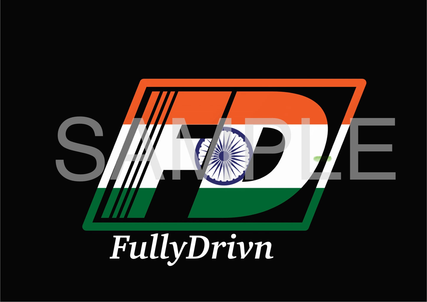 FullyDrivn Flag Stickers