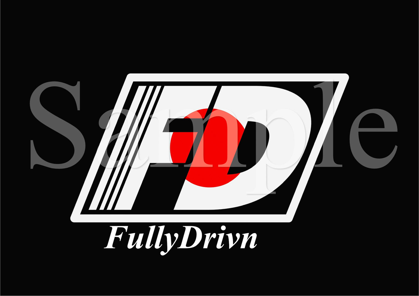 FullyDrivn Flag Stickers